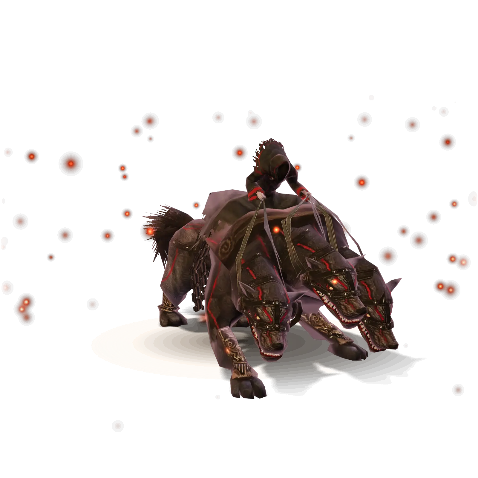 Cerberus, a three-headed hound